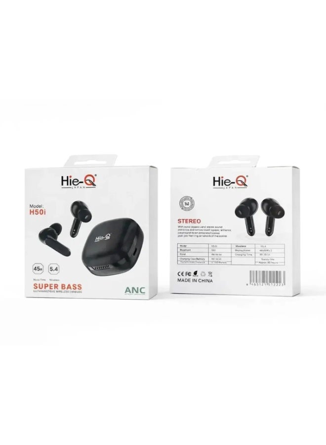 Hie-Q H50i TWS Earbuds with Active Noise Cancellation & Super Bass - Image 4